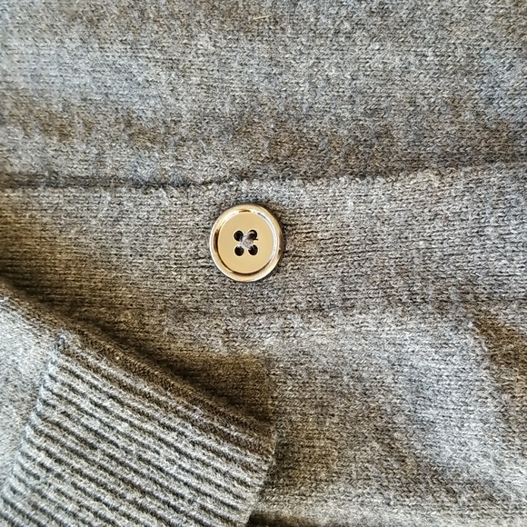 Grey Wool Blend Cardigan - Picture 9 of 11